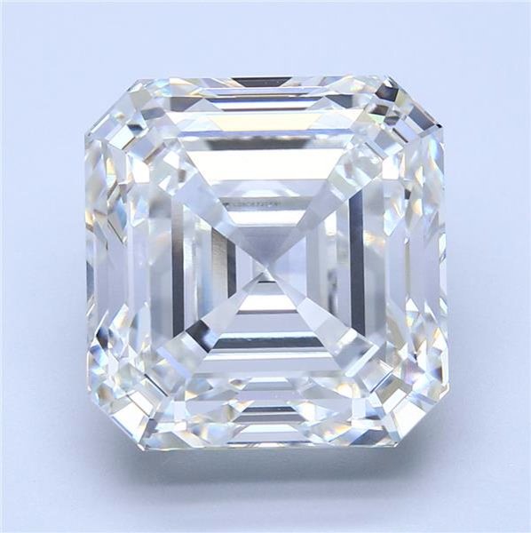 13.67ct F VVS2 Rare Carat Ideal Cut Asscher Lab Grown Diamond