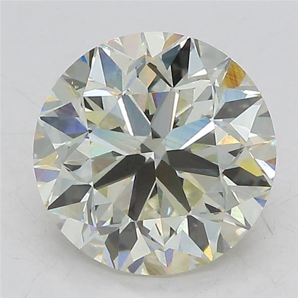 3.05ct J VS1 Very Good Cut Round Lab Grown Diamond