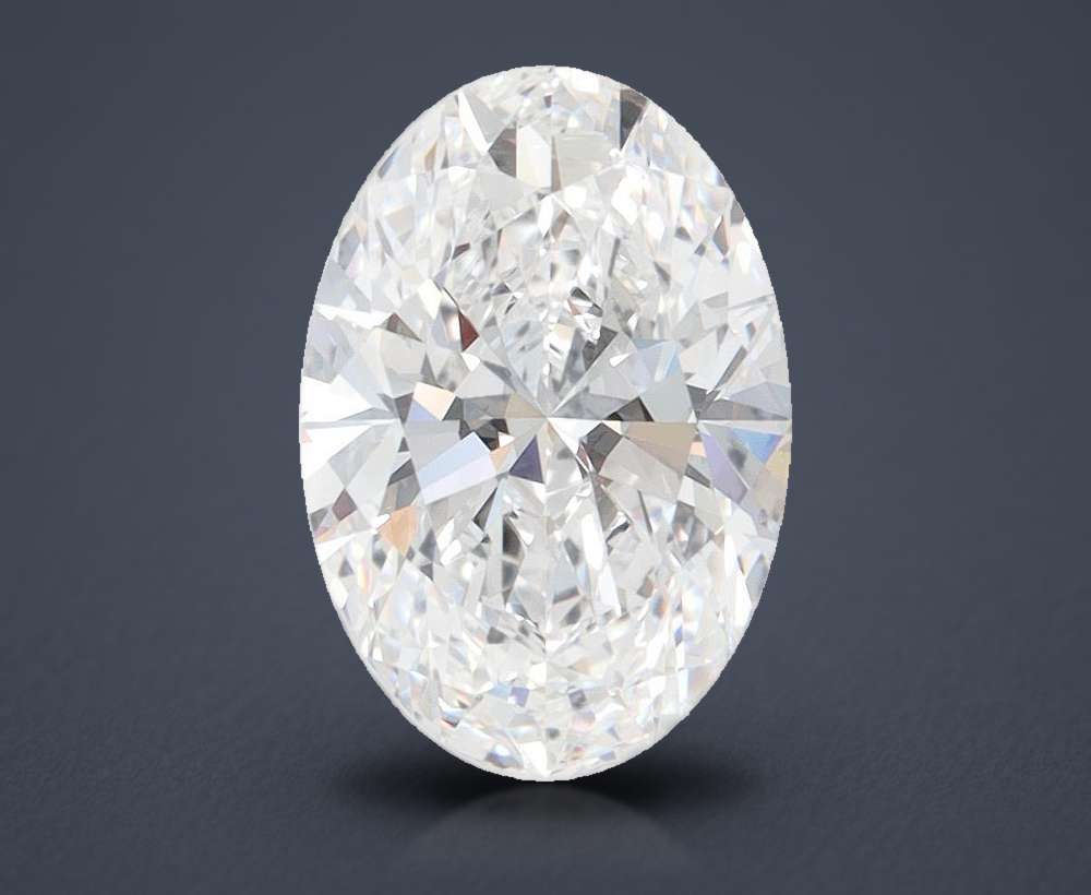 2.45 Carat Oval Lab Diamond