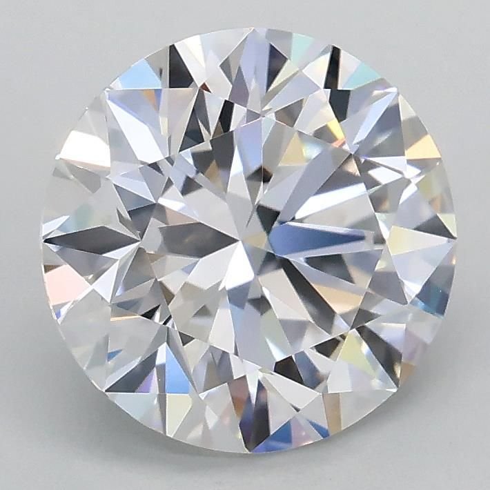 2.03ct D VVS2 Rare Carat Ideal Cut Round Lab Grown Diamond