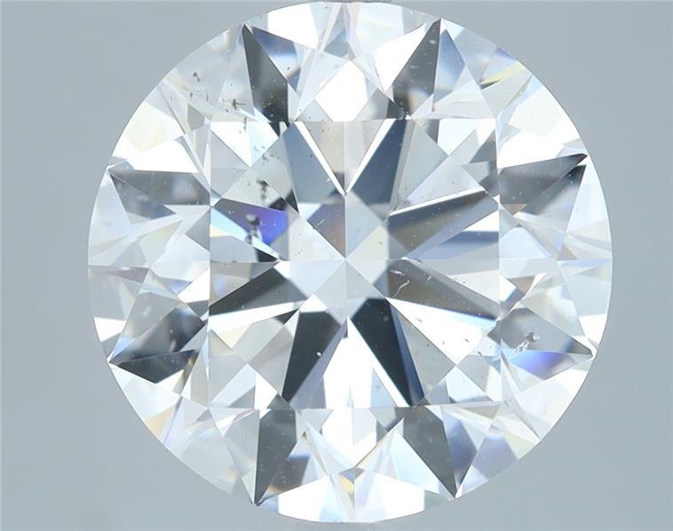 5.50ct F SI2 Excellent Cut Round Diamond