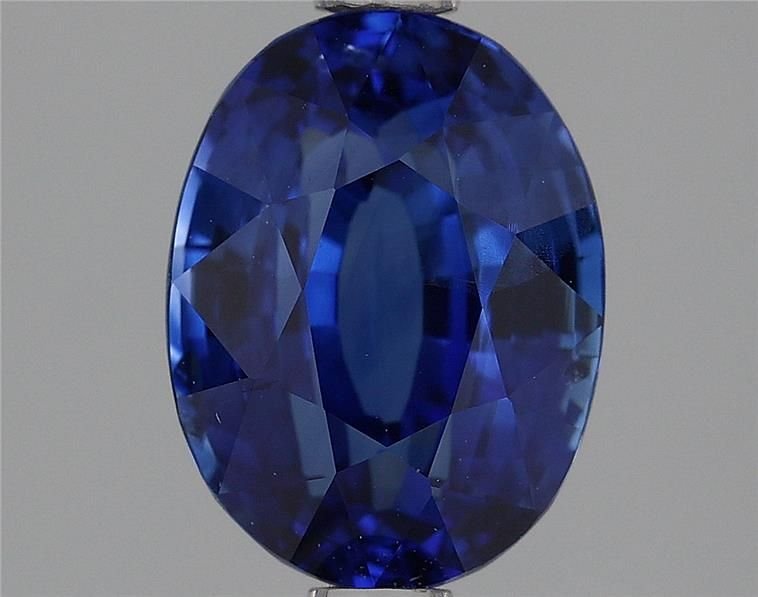3.22 Carat Blue Oval Sapphire