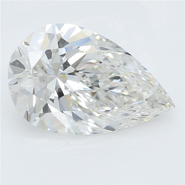 1.58ct G VS1 Rare Carat Ideal Cut Pear Lab Grown Diamond