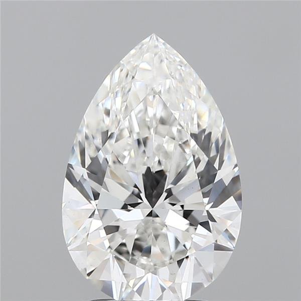 2.60ct G VS1 Rare Carat Ideal Cut Pear Lab Grown Diamond