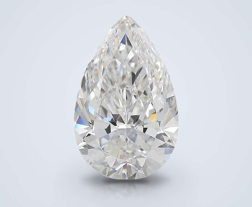 7.01 Carat Pear Natural Diamond