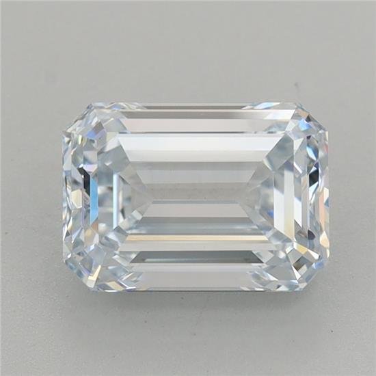 2.00ct H VVS2 Rare Carat Ideal Cut Emerald Lab Grown Diamond