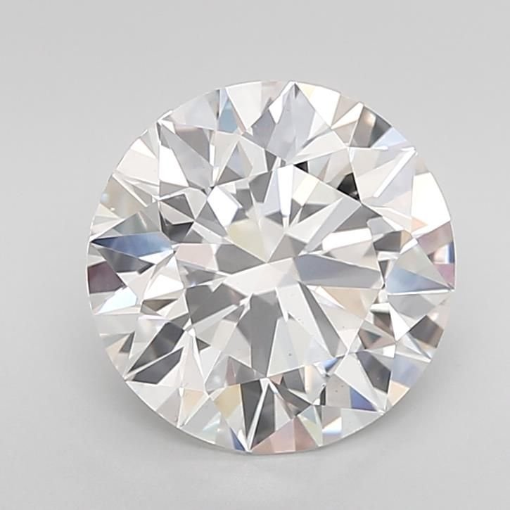 3.04ct F VS1 Rare Carat Ideal Cut Round Lab Grown Diamond