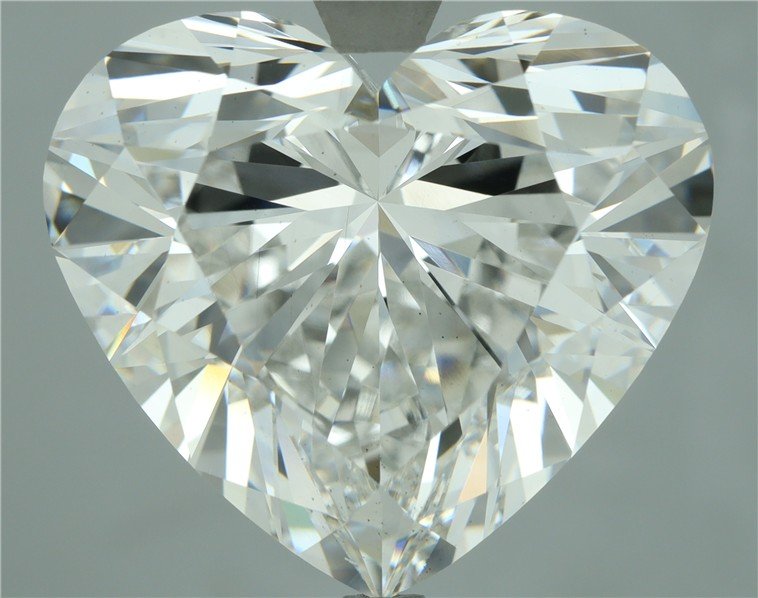 10.53ct F VS1 Rare Carat Ideal Cut Heart Lab Grown Diamond