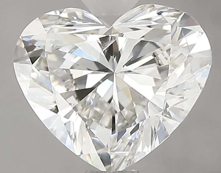 2.62ct H SI1 Rare Carat Ideal Cut Heart Lab Grown Diamond