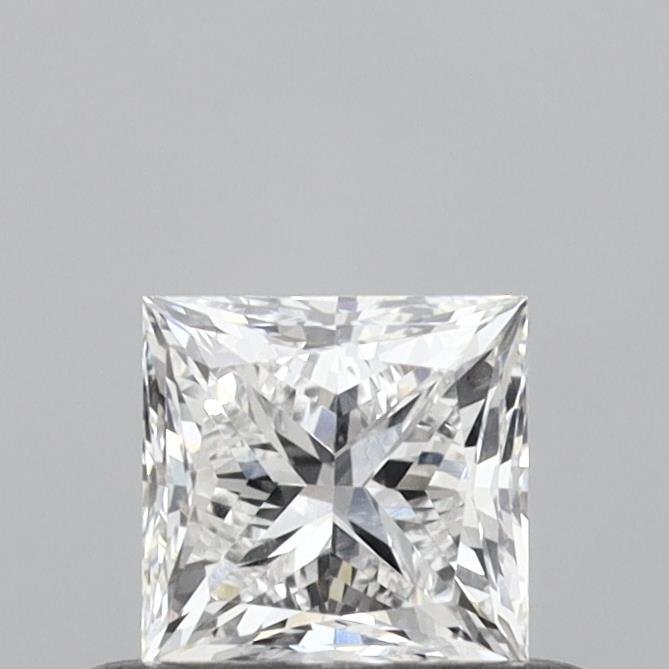 0.49ct E VVS2 Very Good Cut Princess Lab Grown Diamond