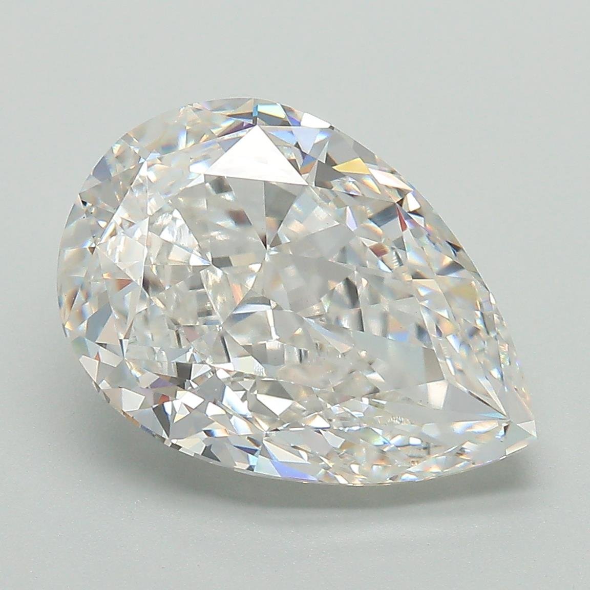6.33 Carat Pear Lab Diamond