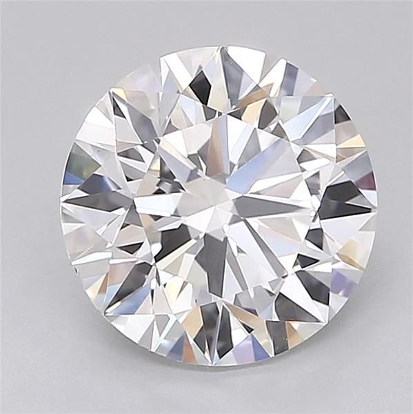 2.74ct F VS2 Rare Carat Ideal Cut Round Lab Grown Diamond
