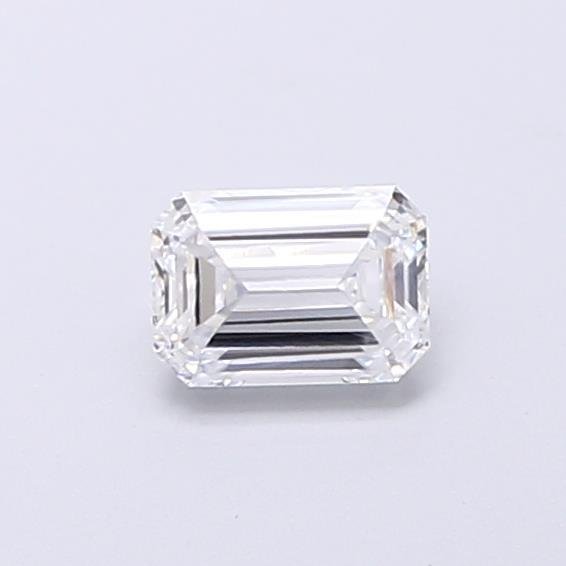 0.51ct D VVS2 Very Good Cut Emerald Lab Grown Diamond