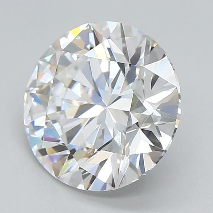 3.04ct E VS1 Rare Carat Ideal Cut Round Lab Grown Diamond