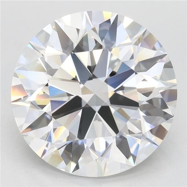 5.38ct E VVS1 Rare Carat Ideal Cut Round Lab Grown Diamond