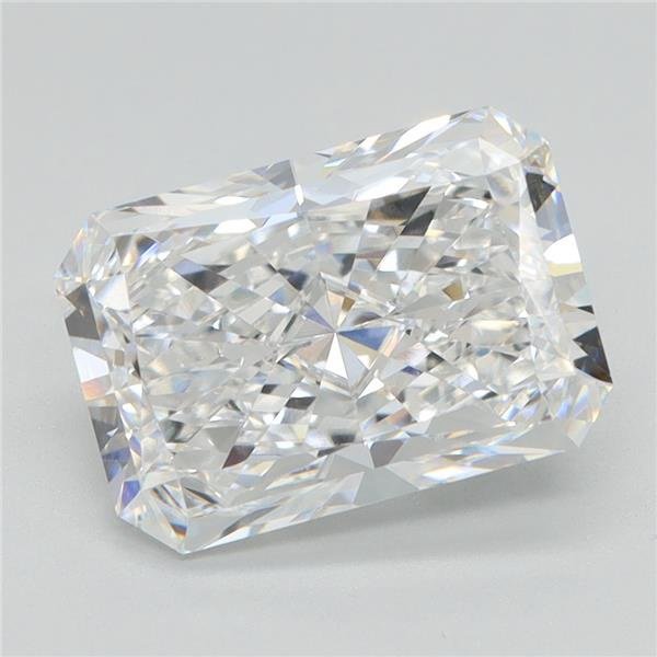 2.92ct D VS1 Rare Carat Ideal Cut Radiant Lab Grown Diamond