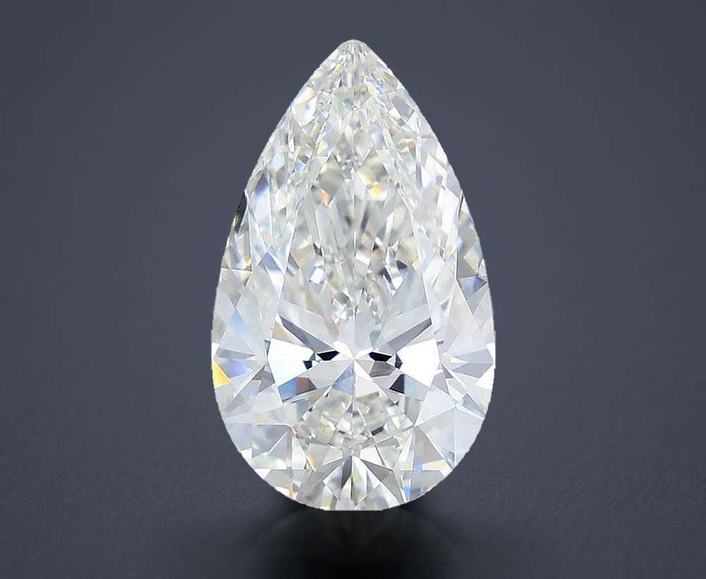 6.10 Carat Pear Lab Diamond