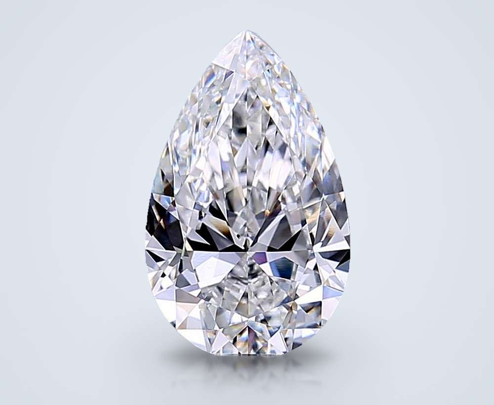 2.62 Carat Pear Lab Diamond