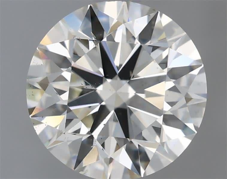 1.62ct J SI1 Rare Carat Ideal Cut Round Diamond