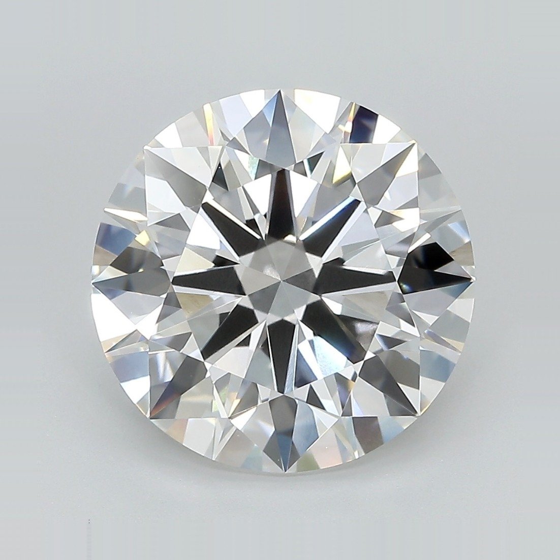 6.87ct E VVS2 Rare Carat Ideal Cut Round Lab Grown Diamond
