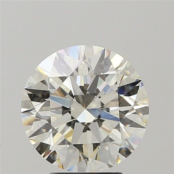 3.56ct J VVS2 Rare Carat Ideal Cut Round Diamond