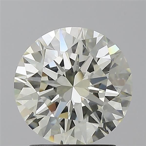 2.01ct K VVS1 Rare Carat Ideal Cut Round Diamond