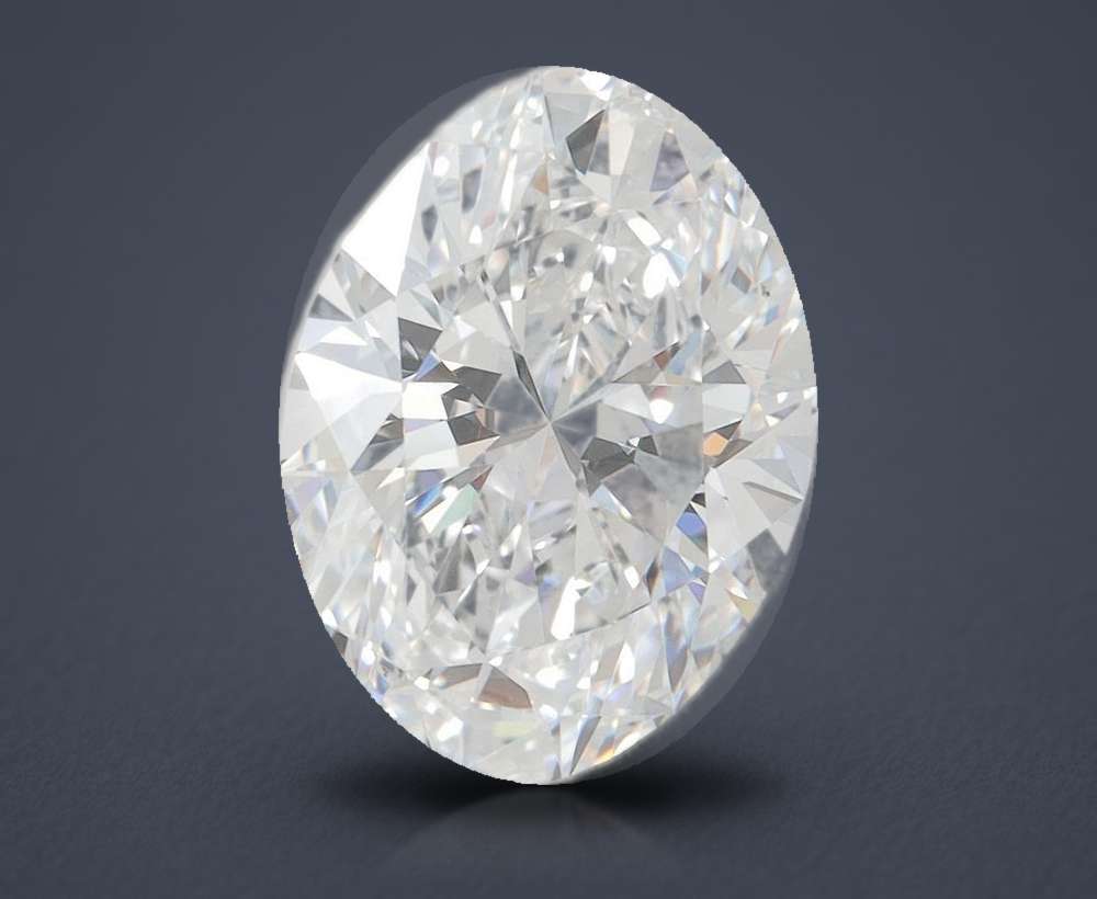 3.08 Carat Oval Lab Diamond