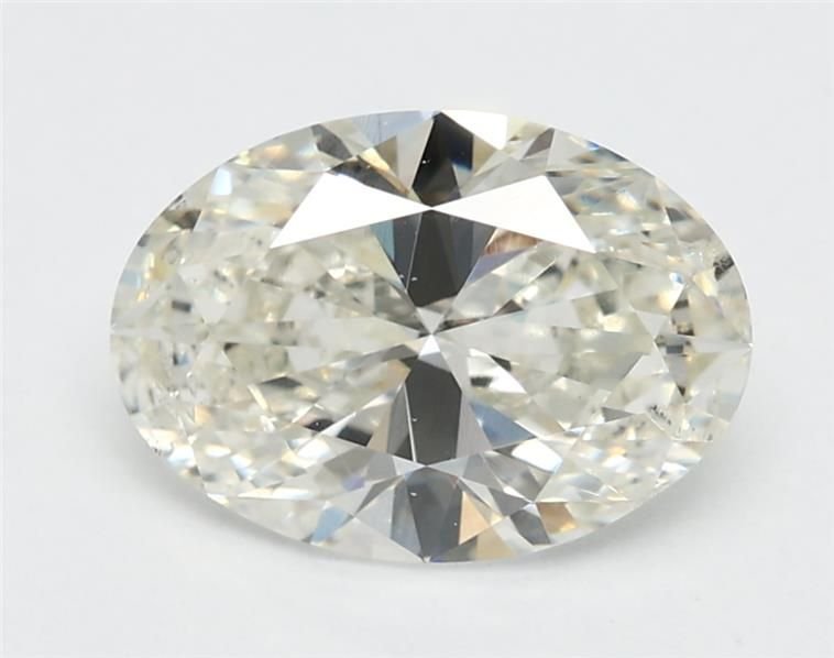 1.54ct H SI2 Rare Carat Ideal Cut Oval Lab Grown Diamond
