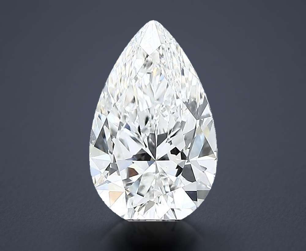 2.00 Carat Pear Lab Diamond