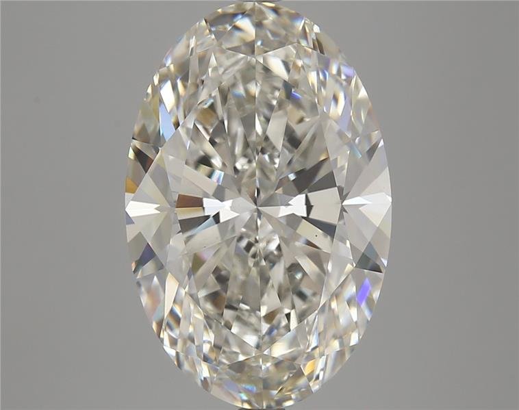 8.14ct H VS1 Rare Carat Ideal Cut Oval Lab Grown Diamond