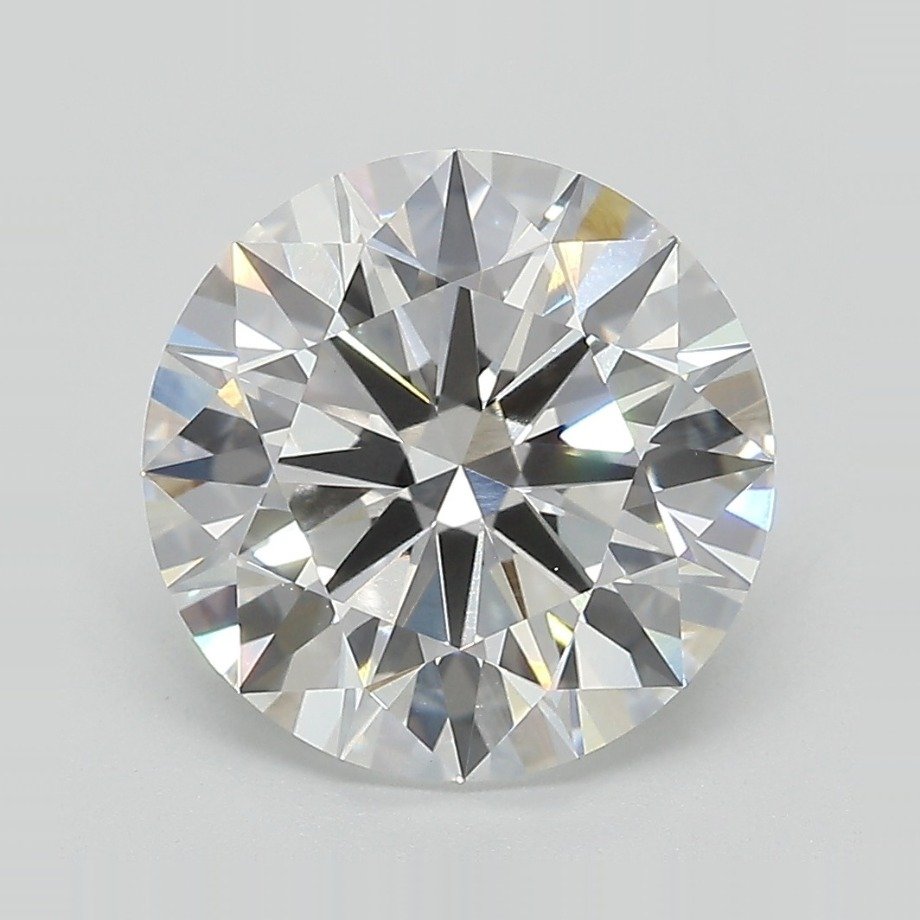 4.08ct D VVS2 Rare Carat Ideal Cut Round Lab Grown Diamond