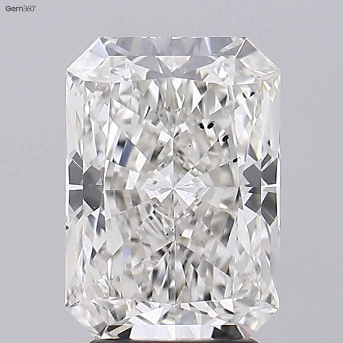 3.09ct H VS2 Rare Carat Ideal Cut Radiant Lab Grown Diamond