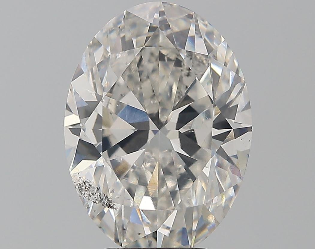 4.58ct G SI2 Rare Carat Ideal Cut Oval Diamond