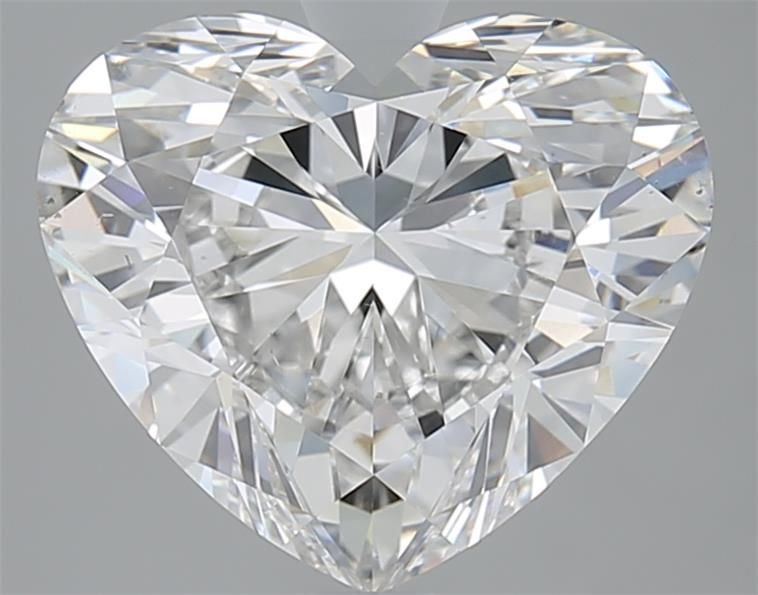 4.02ct F VS2 Rare Carat Ideal Cut Heart Diamond