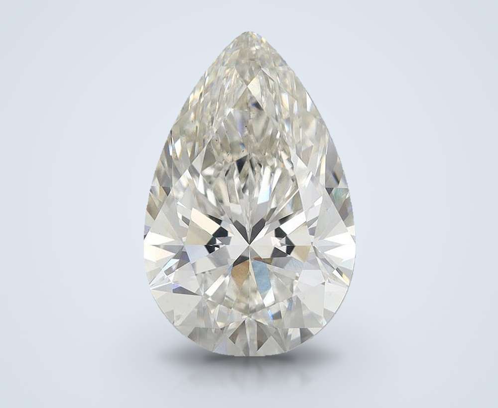 6.69 Carat Pear Lab Diamond