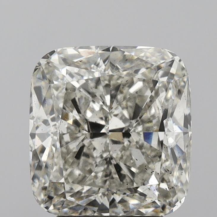 4.01ct H SI1 Rare Carat Ideal Cut Cushion Lab Grown Diamond