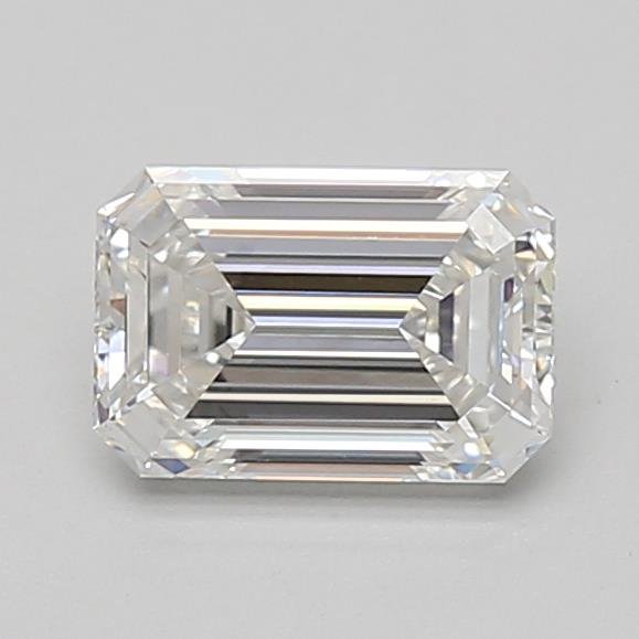 1.09ct E VVS2 Rare Carat Ideal Cut Emerald Lab Grown Diamond