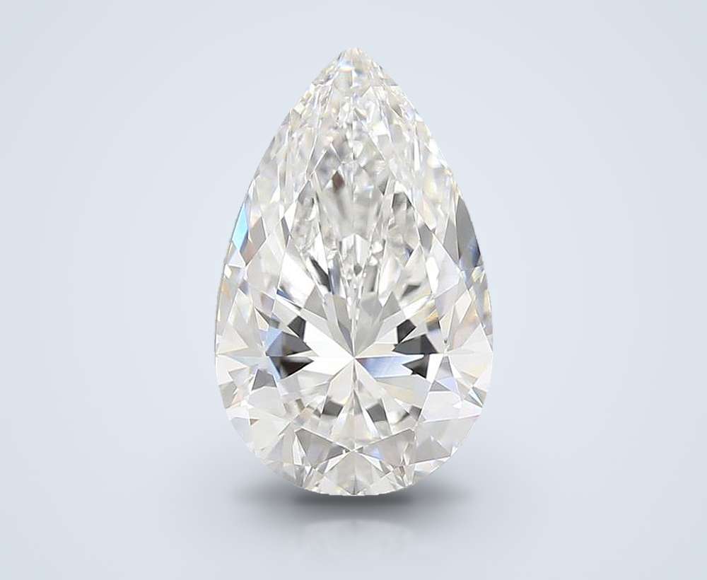 4.11 Carat Pear Lab Diamond