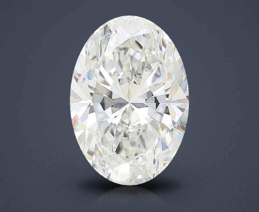 8.68 Carat Oval Lab Diamond