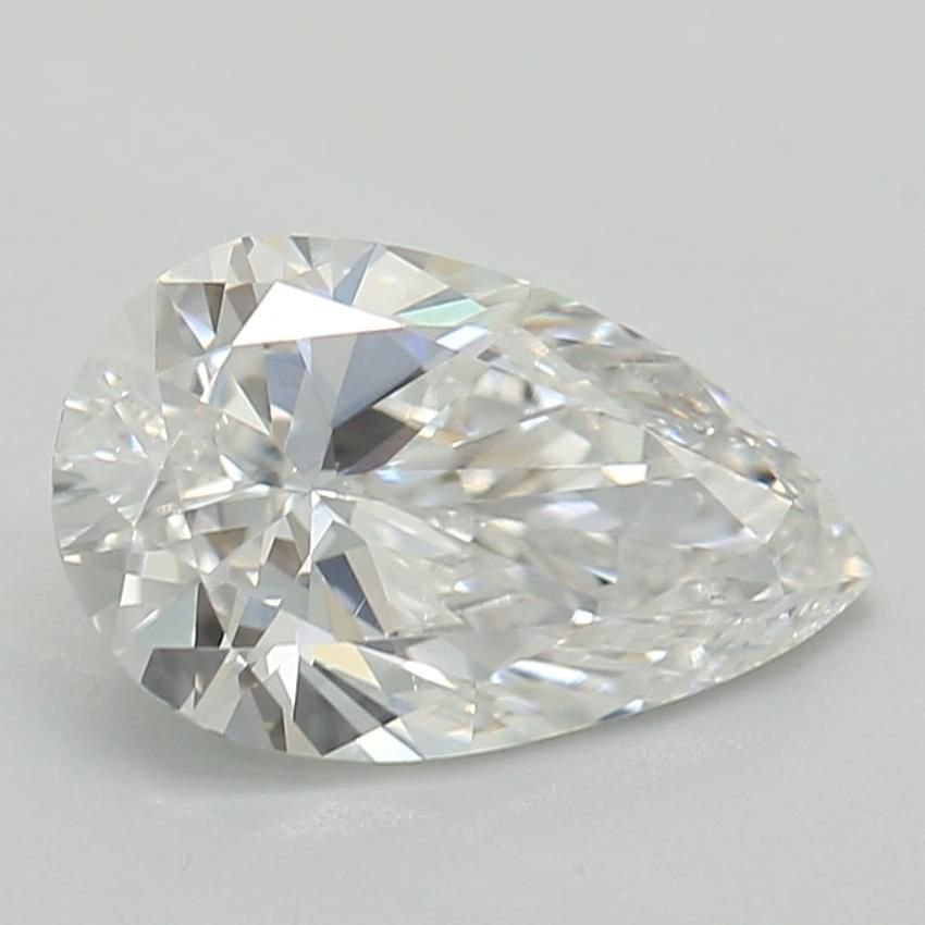 0.79ct D VS2 Rare Carat Ideal Cut Pear Lab Grown Diamond