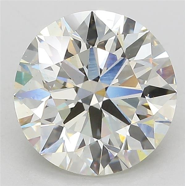 3.56ct J VS2 Rare Carat Ideal Cut Round Lab Grown Diamond