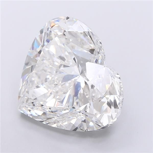 31.07ct F SI1 Rare Carat Ideal Cut Heart Lab Grown Diamond
