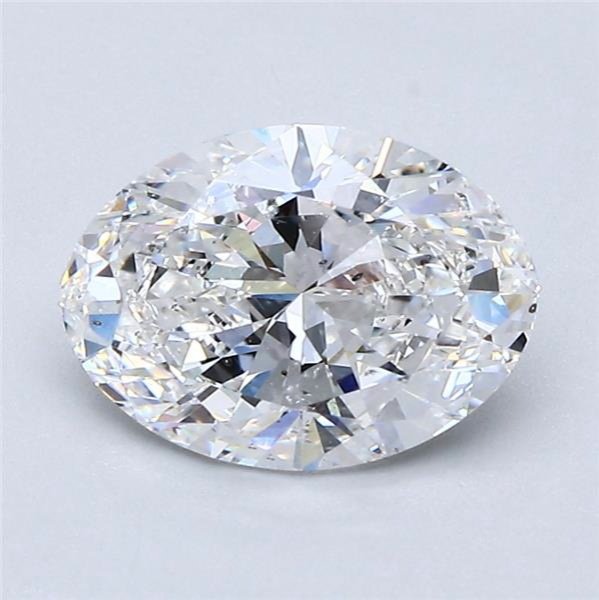 1.70ct E SI2 Rare Carat Ideal Cut Oval Diamond
