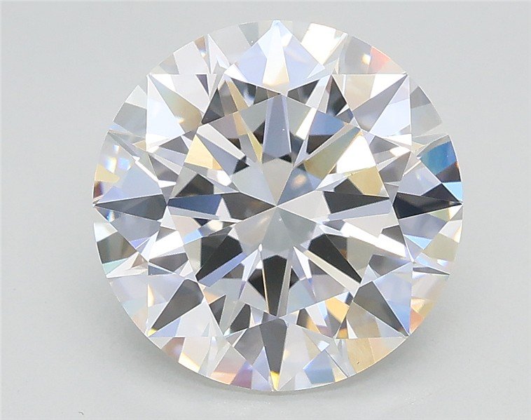 3.05ct E VS1 Excellent Cut Round Lab Grown Diamond