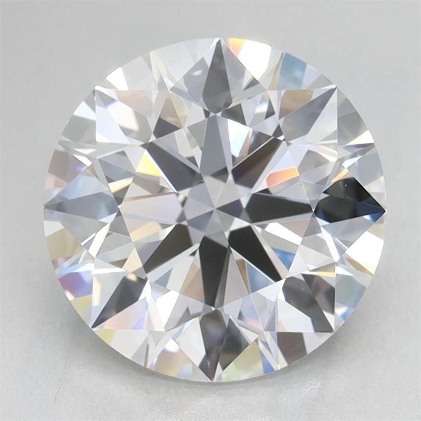 2.46ct D IF Rare Carat Ideal Cut Round Lab Grown Diamond