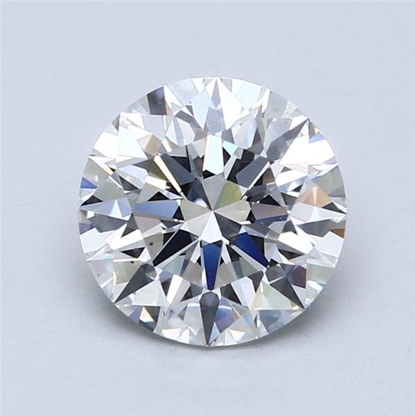 2.51ct E SI1 Rare Carat Ideal Cut Round Lab Grown Diamond