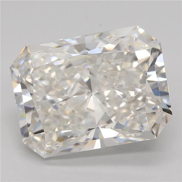 4.07ct F VVS2 Rare Carat Ideal Cut Radiant Lab Grown Diamond