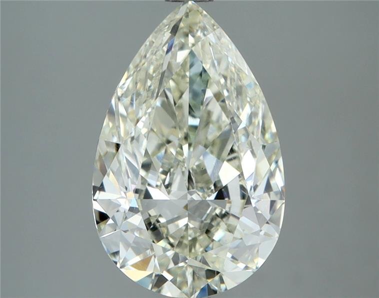 3.03ct K SI1 Very Good Cut Pear Diamond