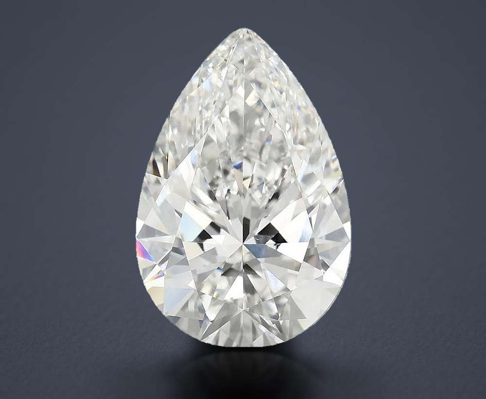 8.54 Carat Pear Lab Diamond