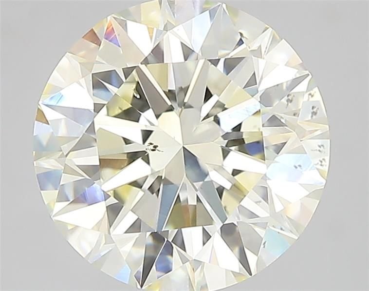 3.51ct K VS2 Rare Carat Ideal Cut Round Diamond